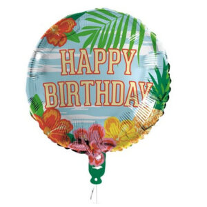 Palloncini Hawaian Happy Birthday