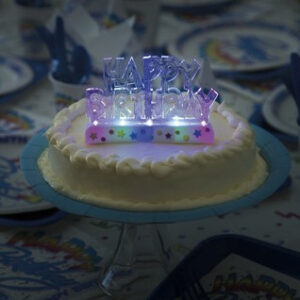 Cake Topper Happy Birthday Luminosa