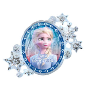 Palloncino Frozen Elsa Cristalli