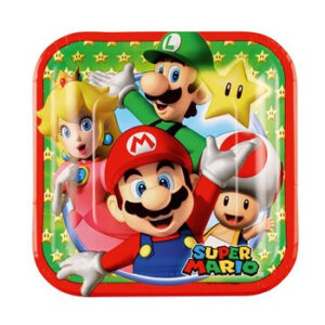 Piatti Super Mario 18 cm